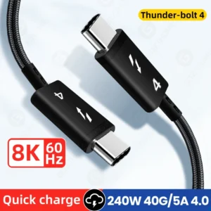 Thunderbolt 4 / USB4 40Gbps USB-C Data Cable