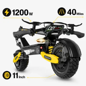 Long Range, Off Road, 48V Electric Scooter