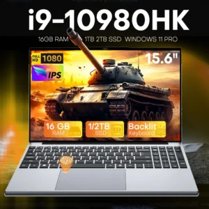 15" Intel Core i9 Gaming Laptop Computer